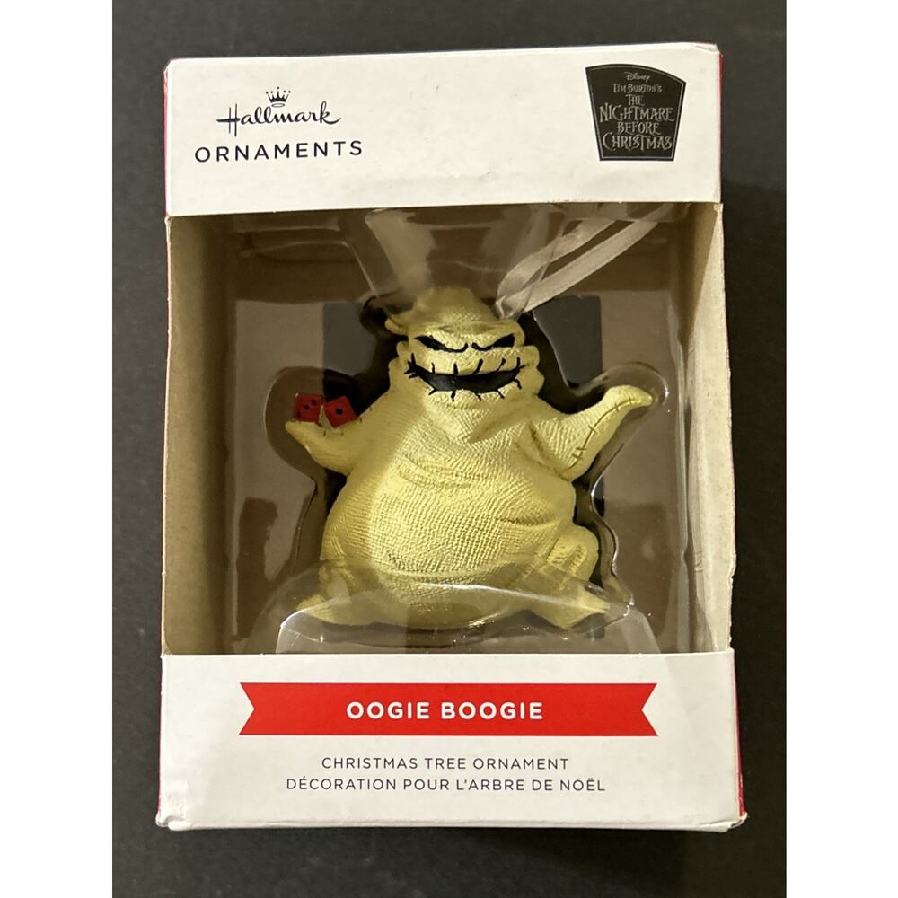 Disney Nightmare Before Christmas Oogie Boogie Hallmark Christmas Ornament New!